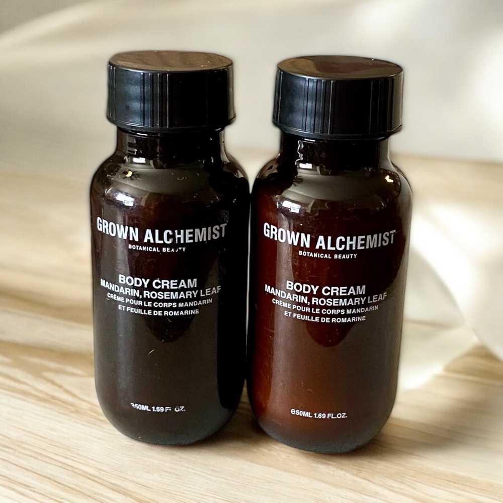 ⚫️ x2 Grown Alchemist Body Cream Mandarin Rosemary Leaf 50 ml/1.69 fl oz